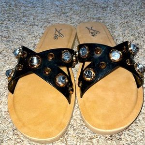 Gorgeous slide sandals